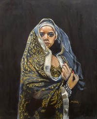 Saadia Shahid, 18 x 24 Inch, Oil on Canvas, Figurative Painting, AC-SADSD-001